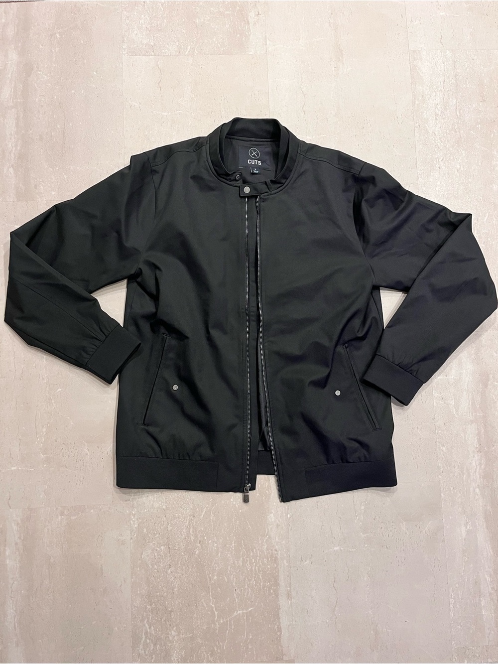 Cuts Clothing Black Legacy Bomber Jacket